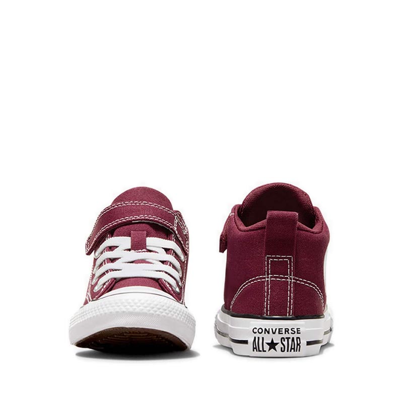 Children's burgundy outlet converse