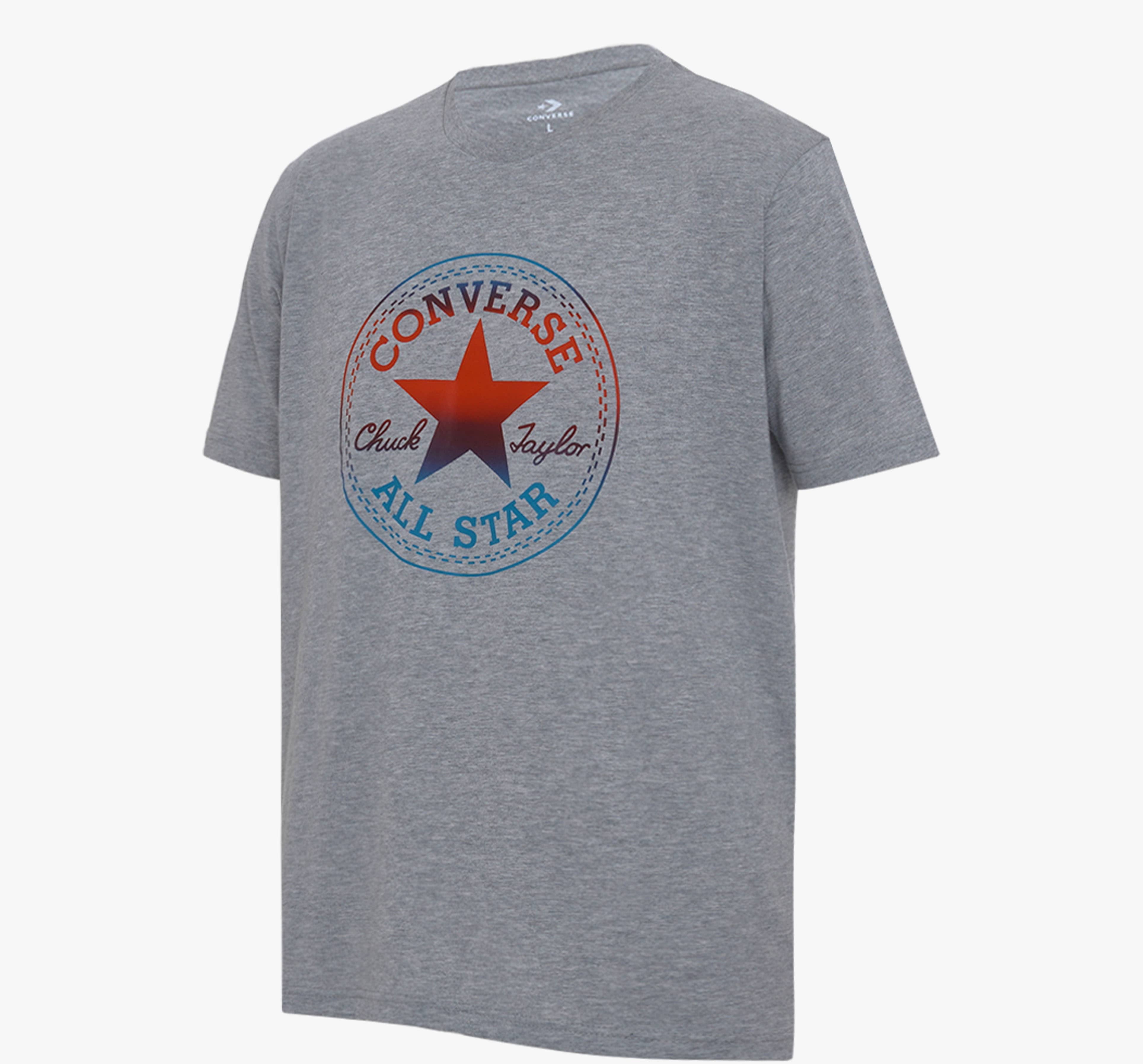 Grey converse deals t shirt