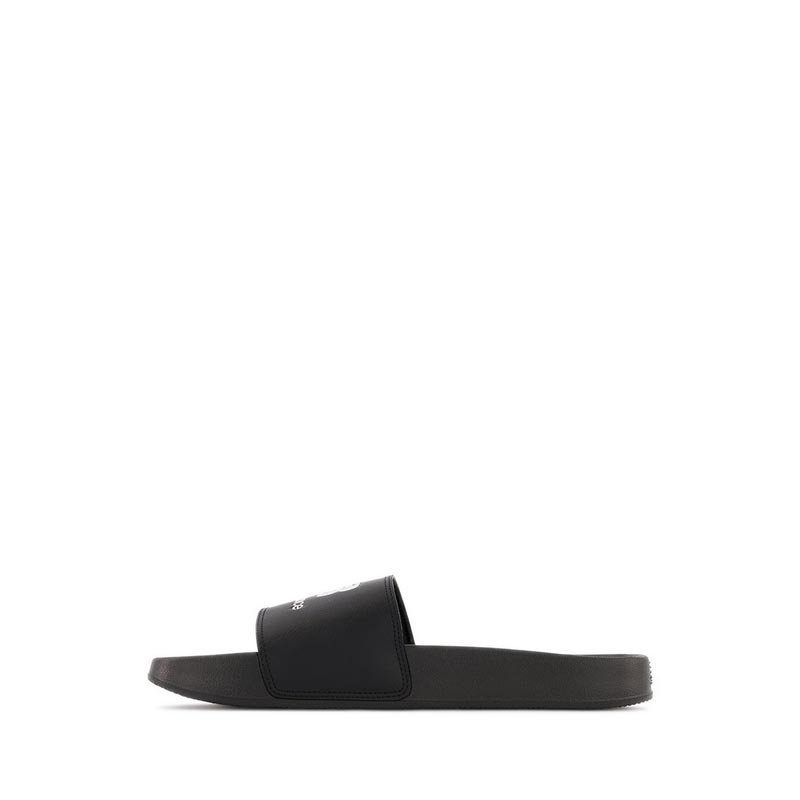 Amazon.com | New Balance Adjustable Slides Black | Sandals