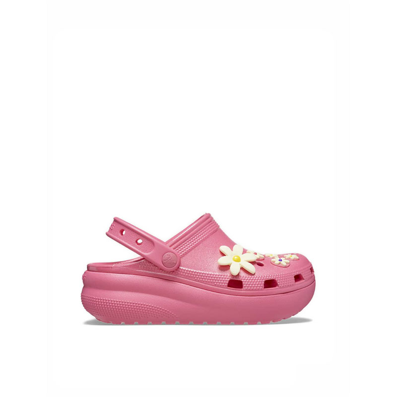 Jual Crocs Cutie Crush Floral Shine Clog Kids Hyper Pink Sports Station