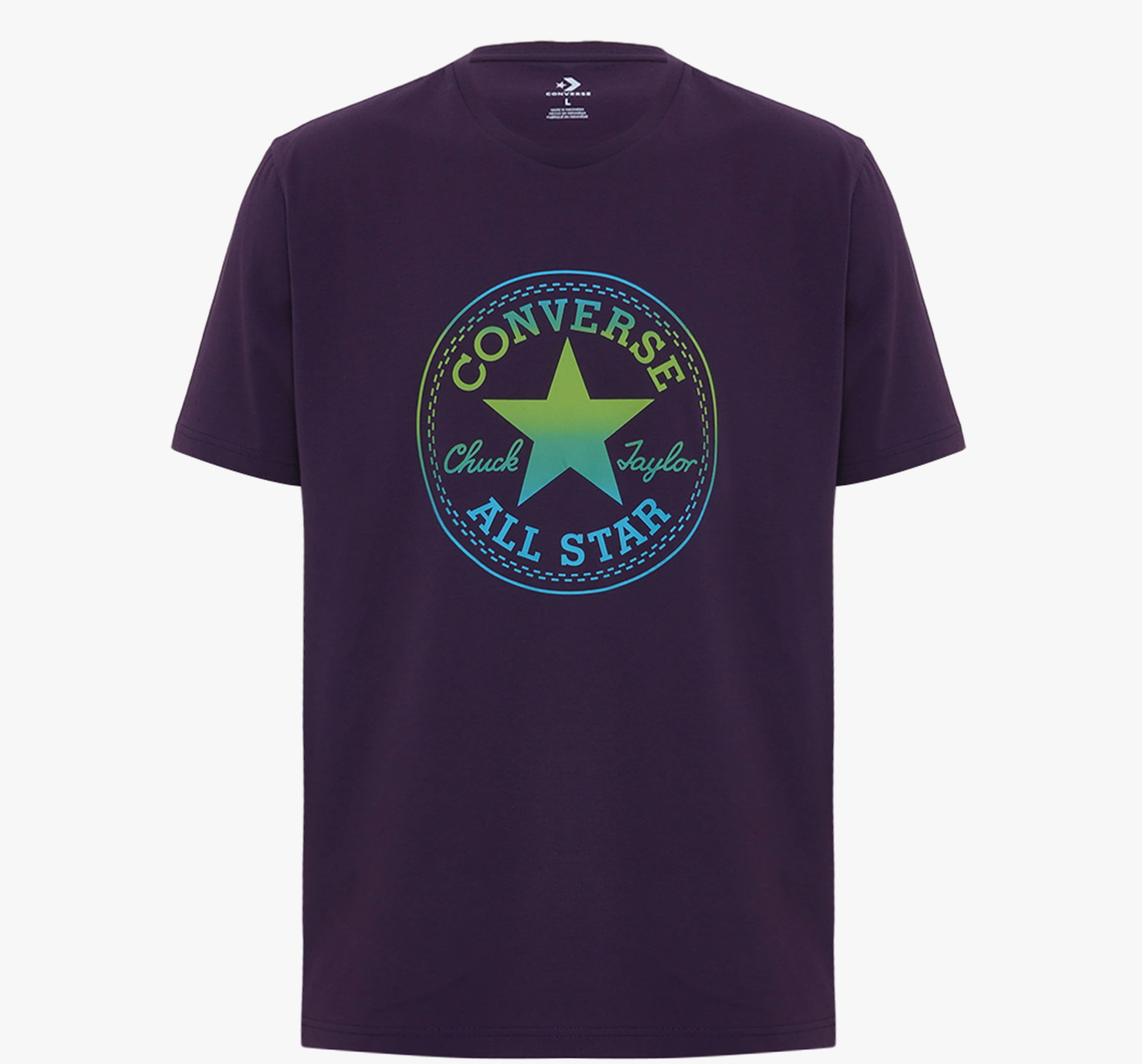 Purple shop converse shirt