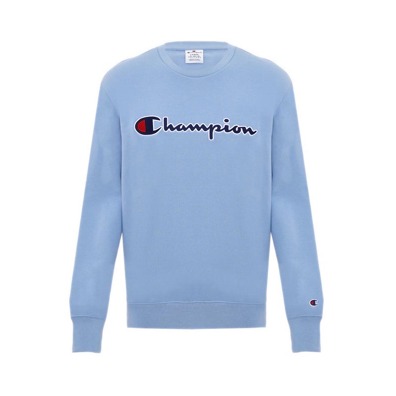 Champion sweater 2025 light blue xtreme