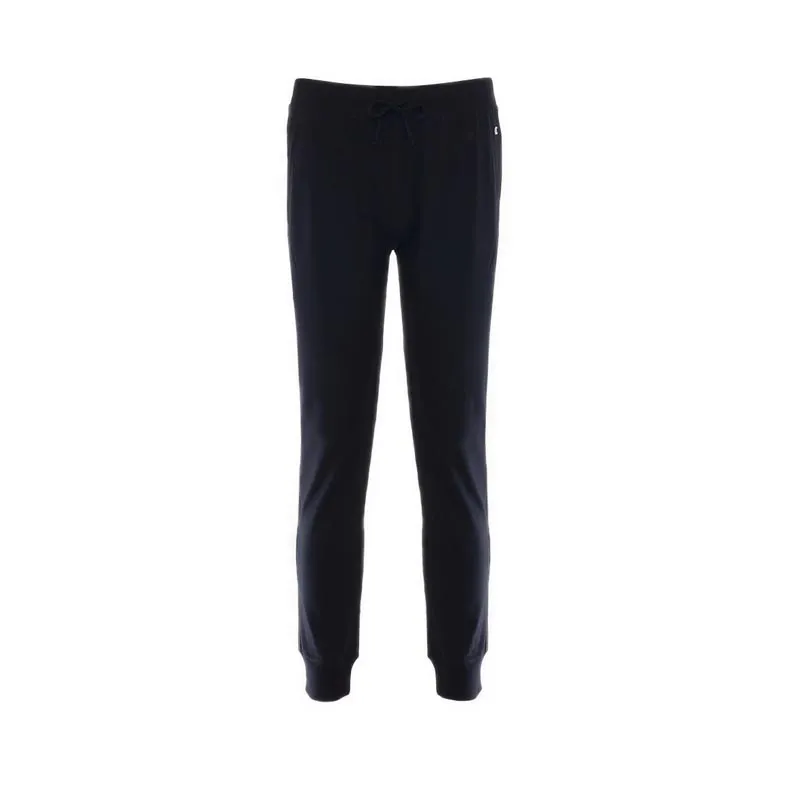 Champion Rib Cuff Pants Women's Black Sporty Athletic Sweatpants