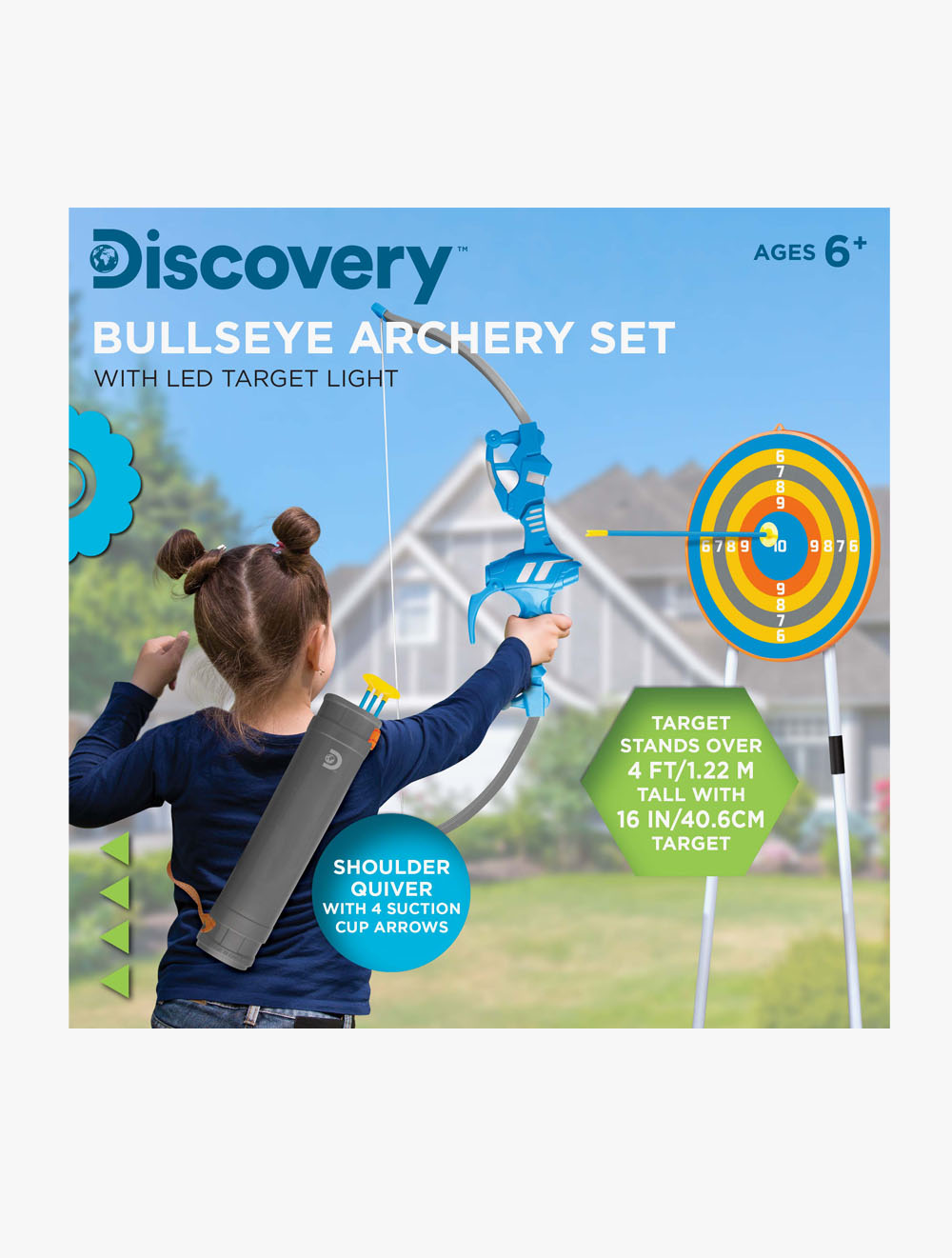Discovery Game Bullseye Outdoor Archery Set DCT1303012761