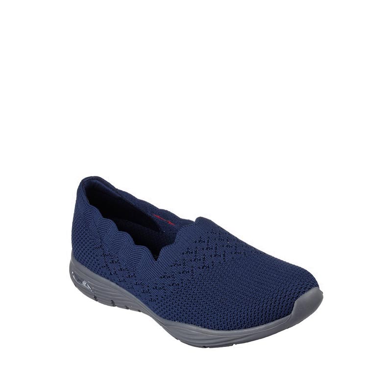 Jual Skechers Arch Fit Seager Women's Leisure Shoes - Navy