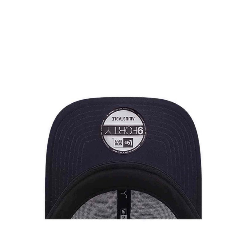 ☆New Era☆ 940 MLB SCRIPTS LOGO NEYYAN NAVY NY Hat Logo Navy 940 A-Frame Snapback - The Locker Room of