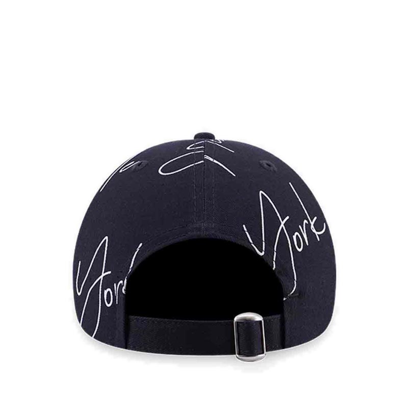 ☆New Era☆ 940 MLB SCRIPTS LOGO NEYYAN NAVY Jual New Era 940 HAND SCRIPT NEYYAN Men's Caps - Navy
