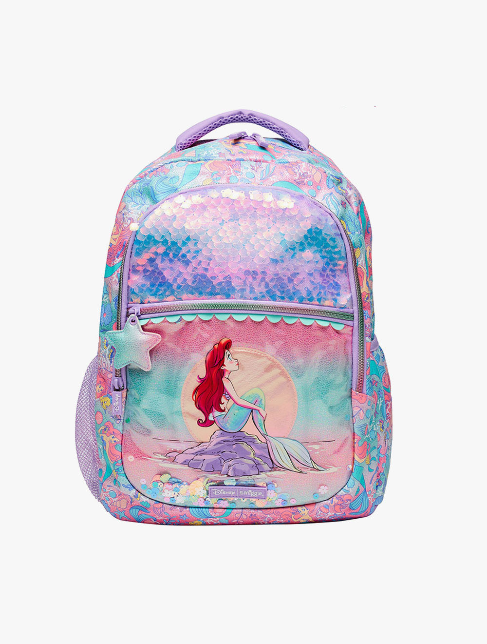 Smiggle Bag Backpack Disney Princess Lilac IGL444033LIL