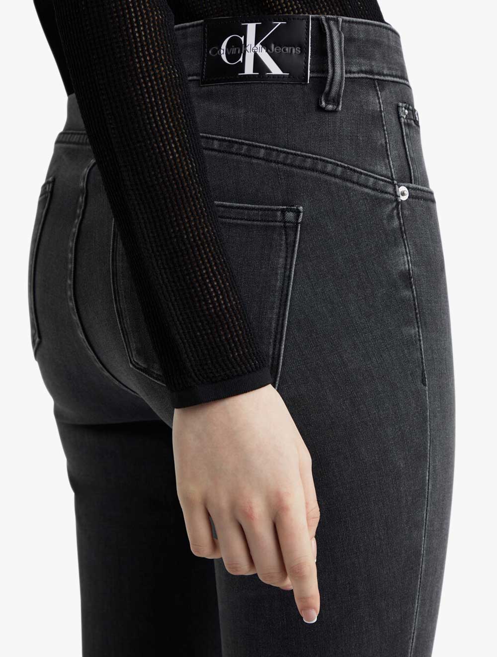 CALVIN KLEIN JEANS BI-STRETCH HIGH RISE BODY SKINNY ANKLE JEANS